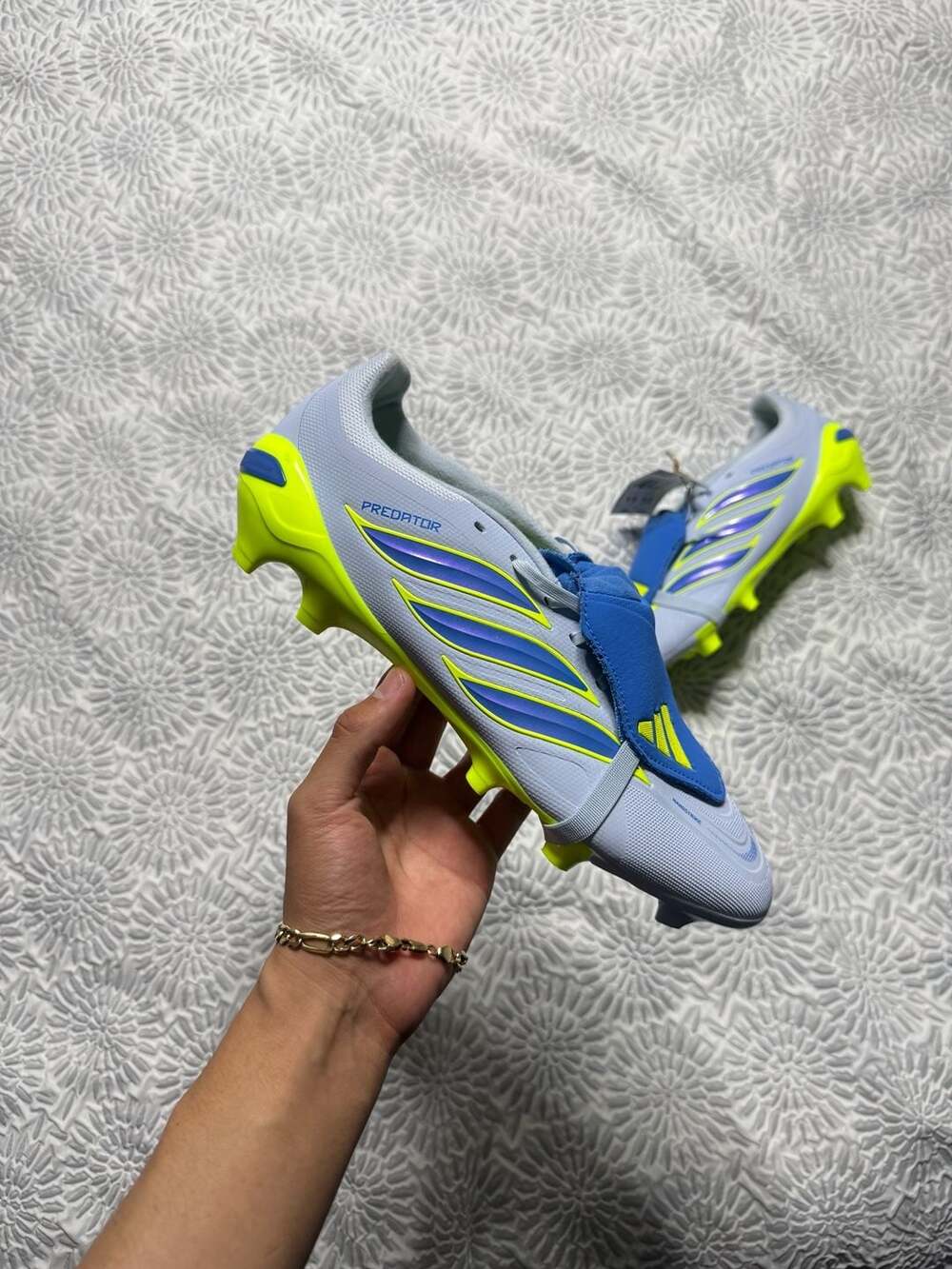 Adidas Predator Club FT FG Fold Over Tongue Soccer Cleats JS0347 Mens 11